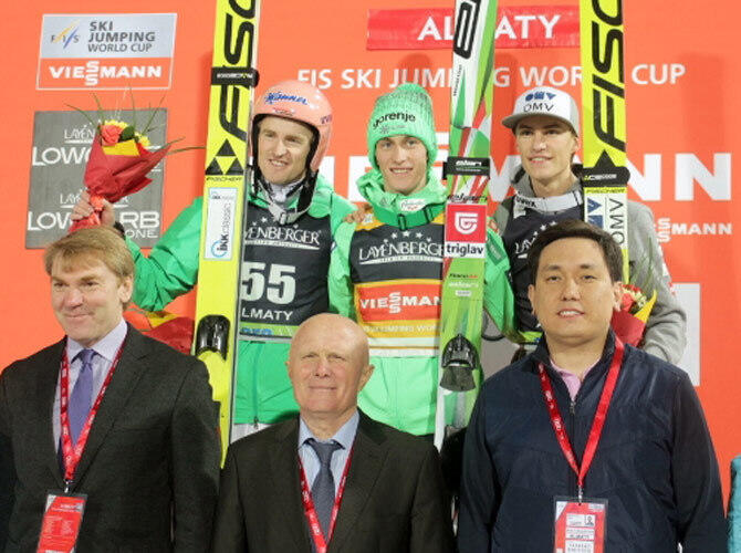 В Алматы завершились зимние этапы Кубка мира по прыжкам с трамплина