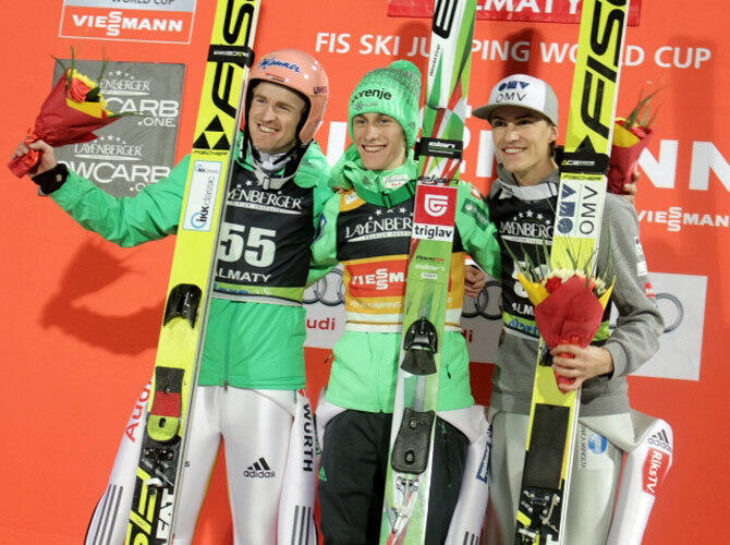 В Алматы завершились зимние этапы Кубка мира по прыжкам с трамплина