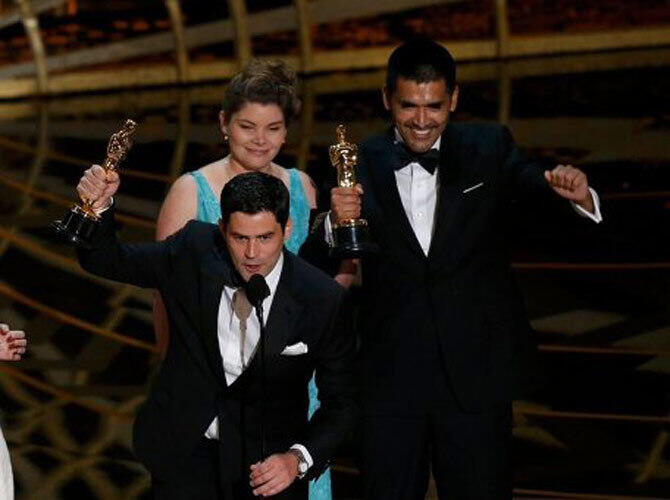 Премия Оскар 2016. Фото: "Медвежья история" завоевала "Оскар" за лучший короткометражный мультфильм. Фото с сайта http://rian.com.ua/