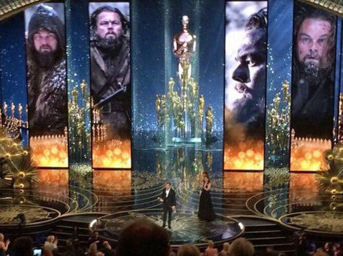 Премия Оскар 2016. Фото: Леонардо Ди Каприо получил "Оскар" за лучшую мужскую роль в фильме "Выживший". Фото с сайта http://rian.com.ua/