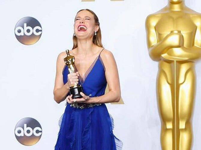 Премия Оскар 2016. Фото: Актриса Бри Ларсон завоевала "Оскар" за лучшую женскую роль в фильме "Комната". Фото с сайта http://rian.com.ua/