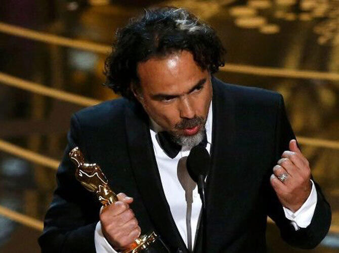 Премия Оскар 2016. Фото: Киноакадемия США второй год подряд присудила "Оскар" за режиссуру Иньярриту. Фото с сайта http://rian.com.ua/