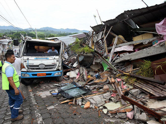 "Все разрушено": последствия землетрясения в Эквадоре. Фото: Фото с сайта http://tass.ru/