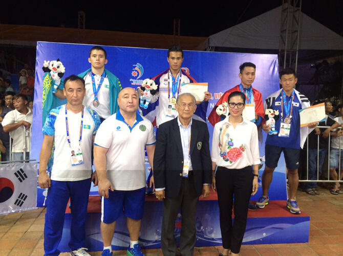 Выступление национальной сборной РК на соревнованиях по муайтай во Вьетнаме