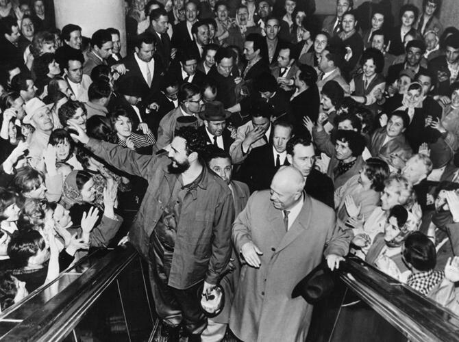 Команданте Острова свободы. Впервые Кастро приехал в Советский Союз весной 1963-го. Фото: lenta.ru