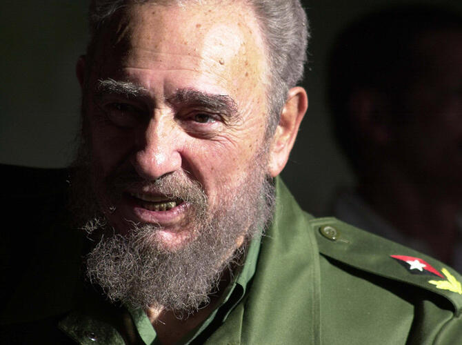Команданте Острова свободы. За все время пребывания команданте у власти предпринимались сотни попыток покушения на его жизнь. Фото: lenta.ru