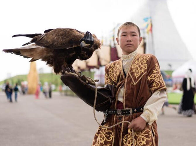 Фотоработы масштабного фотоконкурса "Я люблю Казахстан!" - Люди. Фото: Eagle hunter