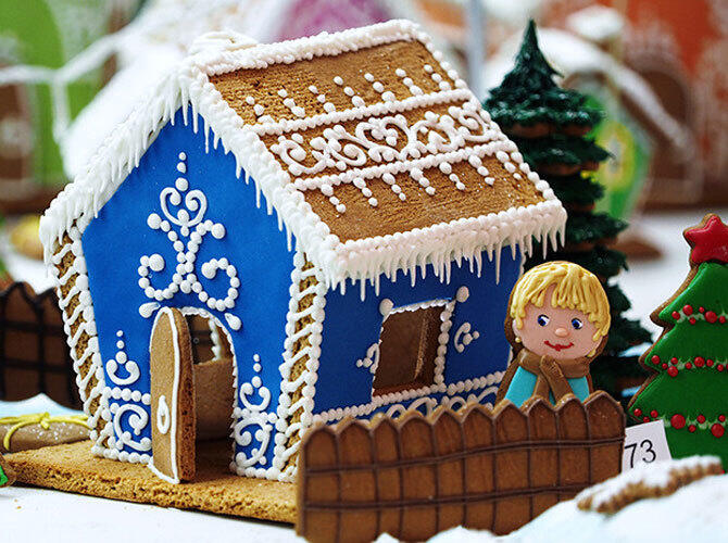 Вкус праздника: в Краснодаре испекли самую большую в России пряничную деревню. Фото: russian.rt.com