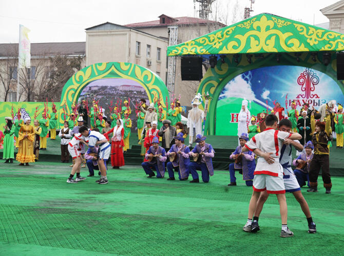 В Казахстане отпраздновали Наурыз. Фото: Жамбылская область