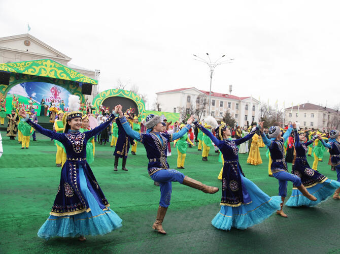 В Казахстане отпраздновали Наурыз. Фото: Жамбылская область