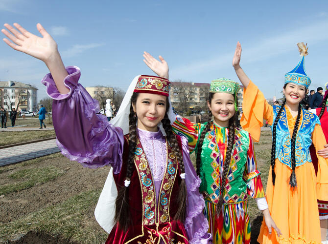 В Казахстане отпраздновали Наурыз. Фото: Алматинская область