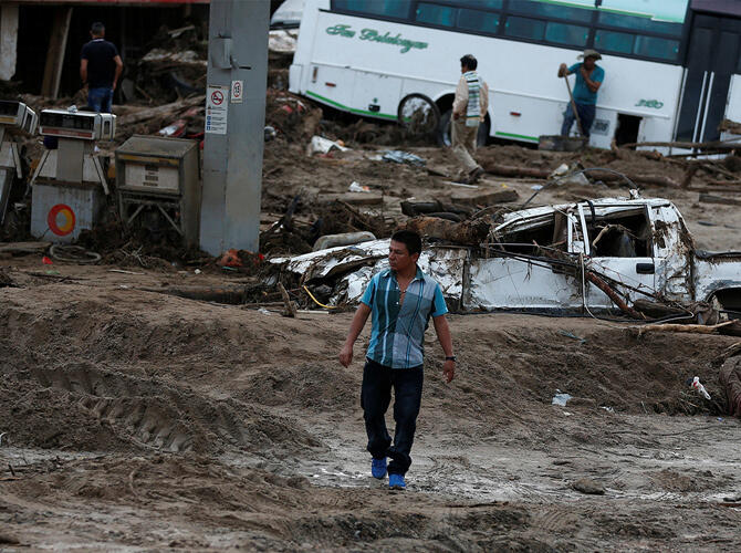 Последствия схода селевого потока в Колумбии. Причиной катастрофы стало изменение климата. Фото: www.gazeta.ru