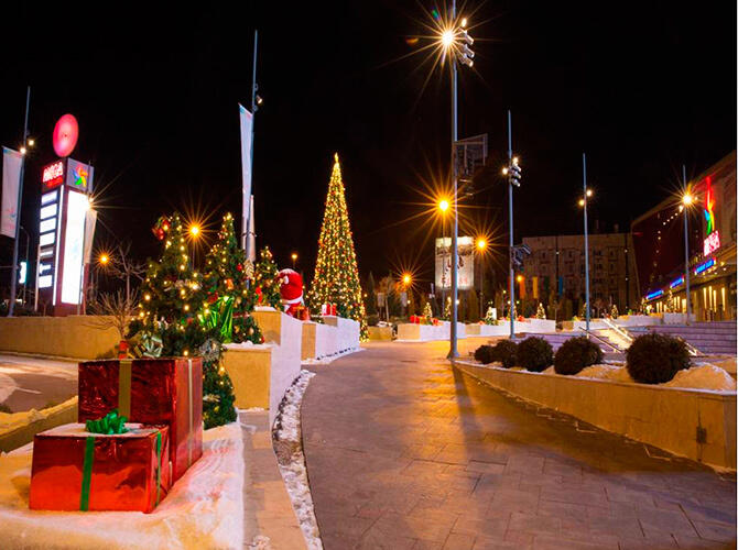 Конкурс на «Лучшее новогоднее оформление Алматы»
