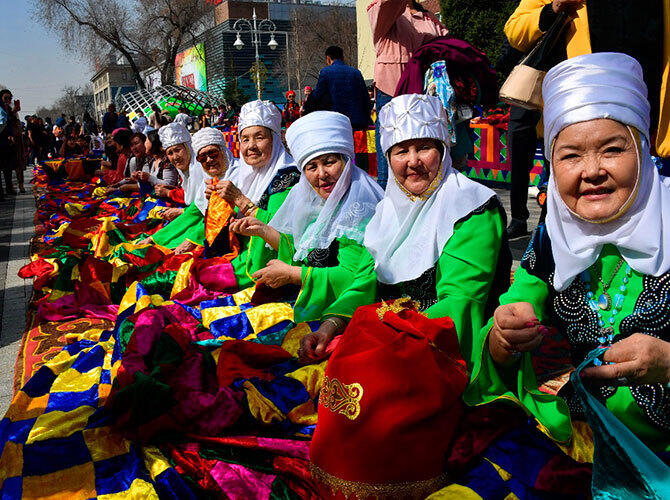 Казахстан празднует Наурыз мейрамы. Фото: Алматы