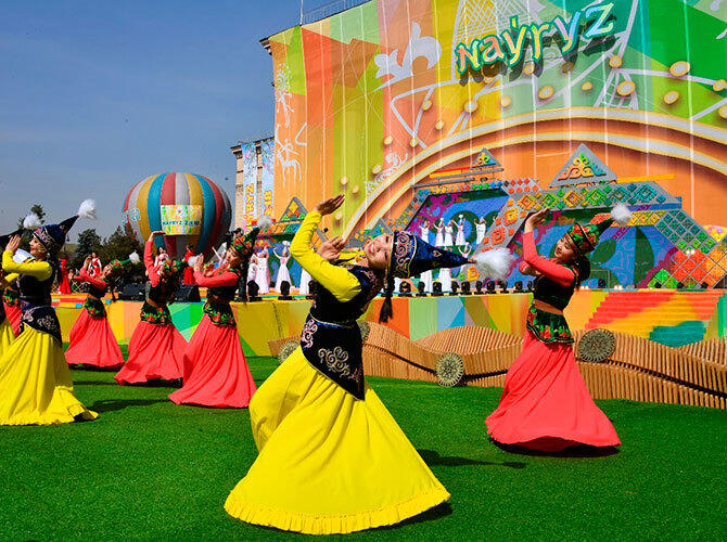 Казахстан празднует Наурыз мейрамы. Фото: Алматы