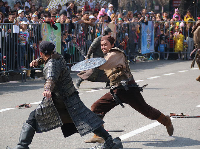 Казахстан празднует Наурыз мейрамы. Фото: Алматы