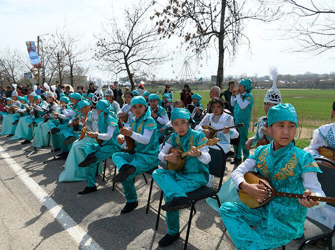 Казахстан празднует Наурыз мейрамы. Фото: Шымкент
