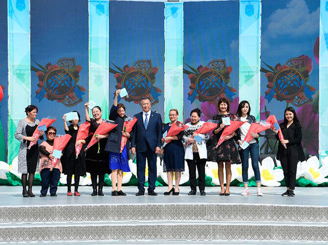 Казахстан празднует Наурыз мейрамы. Фото: Шымкент