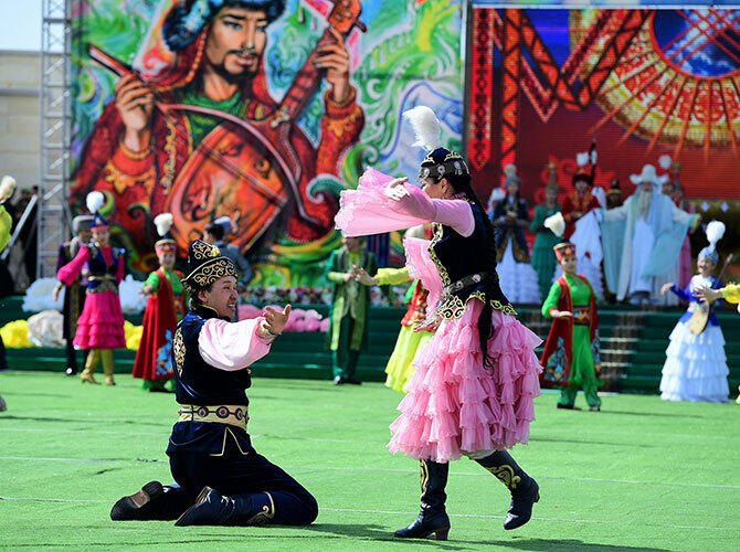 Казахстан празднует Наурыз мейрамы. Фото: Алматинская область