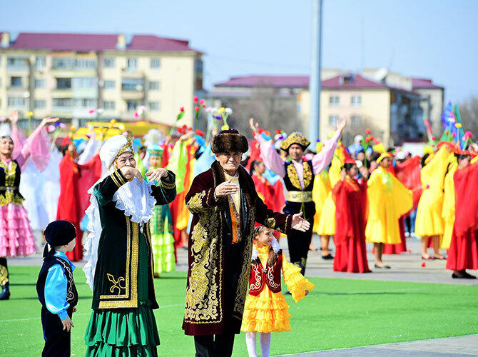 Казахстан празднует Наурыз мейрамы. Фото: Алматинская область