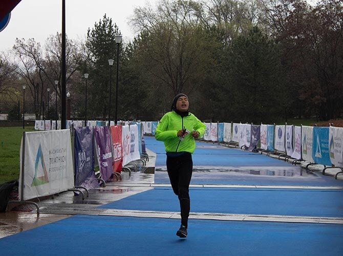 В Алматы прошел чемпионат Казахстана по дуатлону