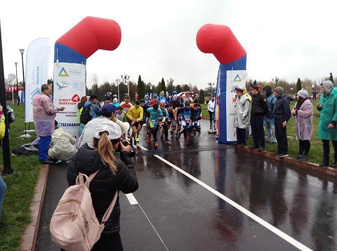 В Алматы прошел чемпионат Казахстана по дуатлону