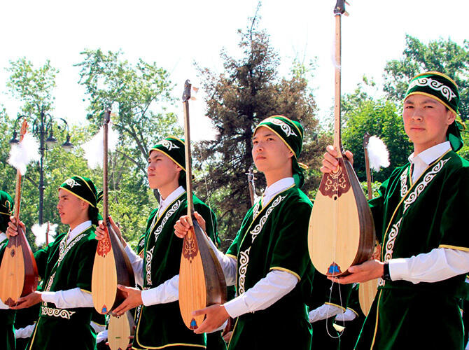 Парад оркестров в Алматы