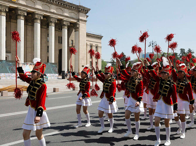 Парад оркестров в Алматы
