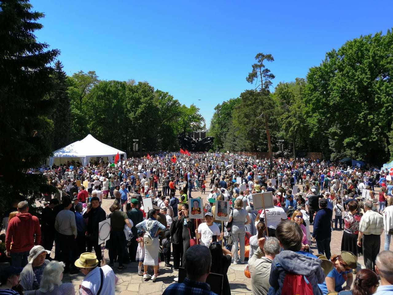 В Алматы празднуют День Победы. Фото: Собственный корреспондент агентства Шарипова Светлана 