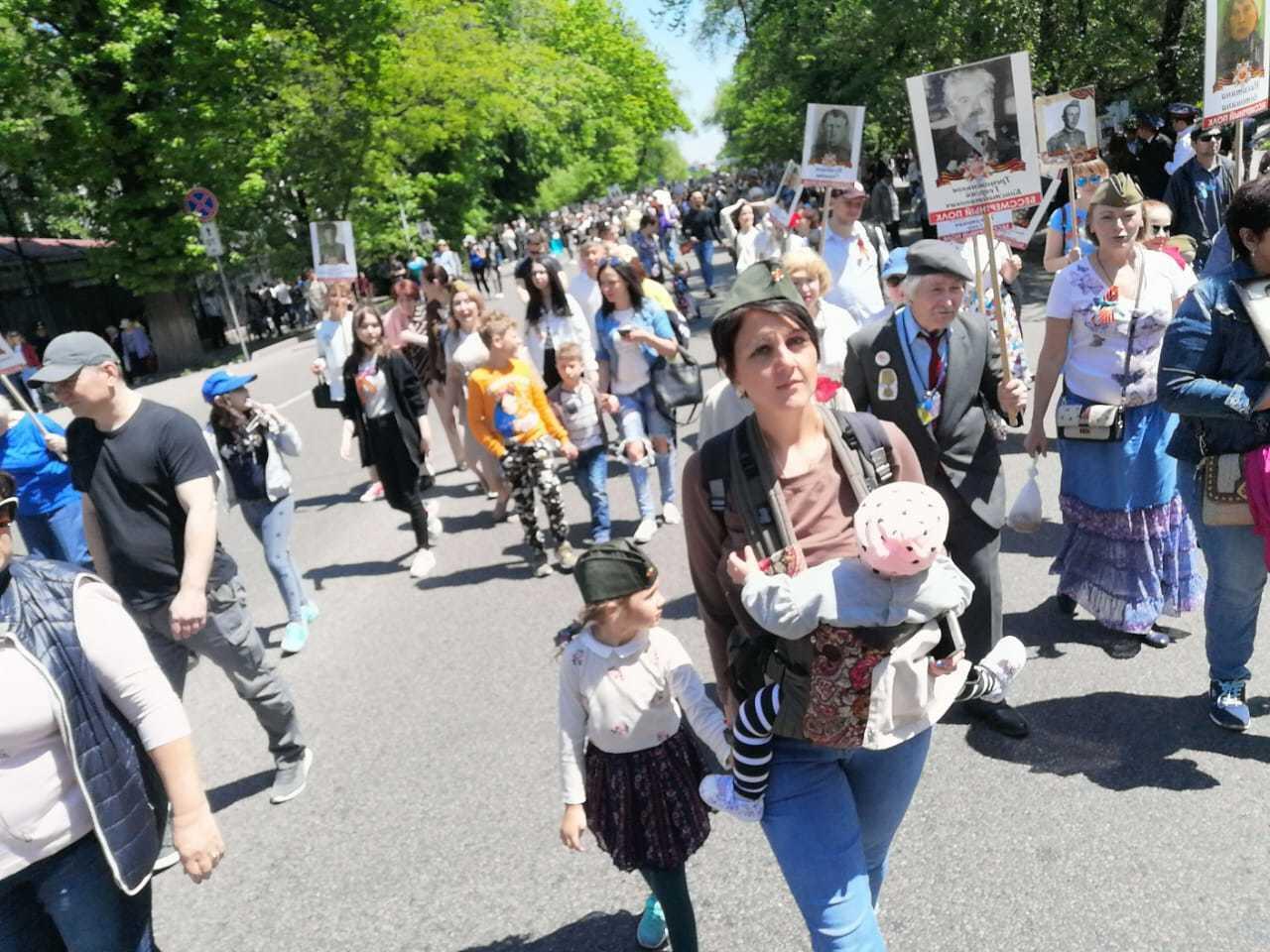 В Алматы празднуют День Победы. Фото: Собственный корреспондент агентства Шарипова Светлана 