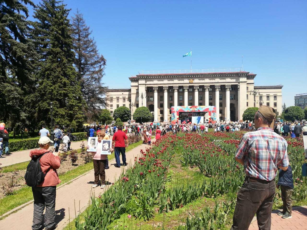 В Алматы празднуют День Победы. Фото: Собственный корреспондент агентства Шарипова Светлана 