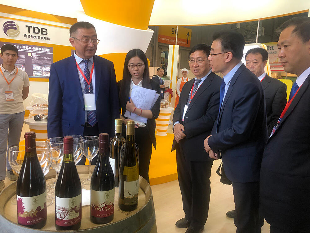 Церемония открытия XVII Выставки китайских товаров в Алматы