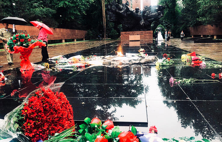В Алматы прошли мемориальные мероприятия, посвящённые 78-й годовщине начала Великой Отечественной войны