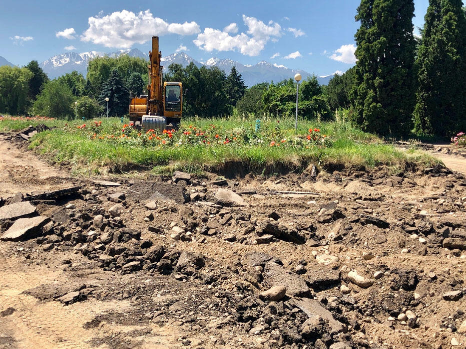 Работы по реконструкции Ботанического сада в Алматы уже начались