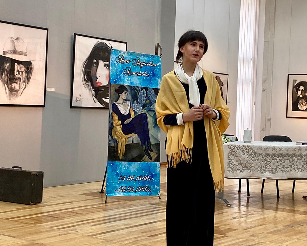 Спектакль об Анне Ахматовой в Алматы 