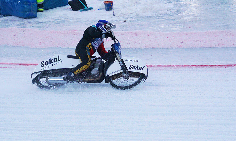 Чемпионат мира по мотогонкам на льду на Медео 1-2 февраля 2020. Фото: фото Эрик Куватов