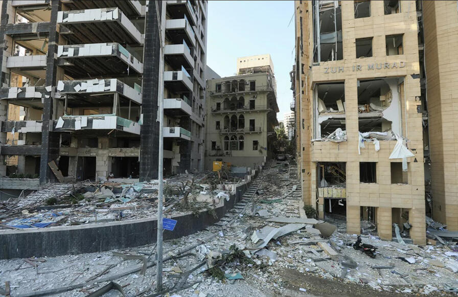 Последствия взрыва в Бейруте. фото:ria.ru