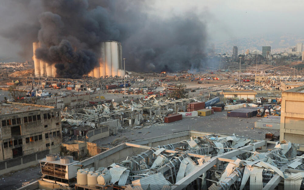 Последствия взрыва в Бейруте. Фото: www.gazeta.ru