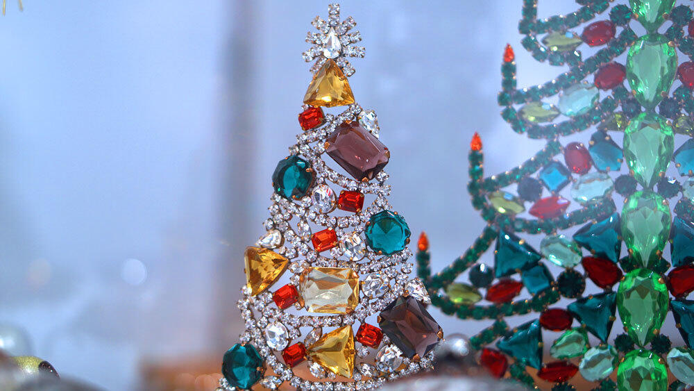 Алмаатинская выставка елочных игрушек из семейной коллекции. Фото: Эрик Куватов