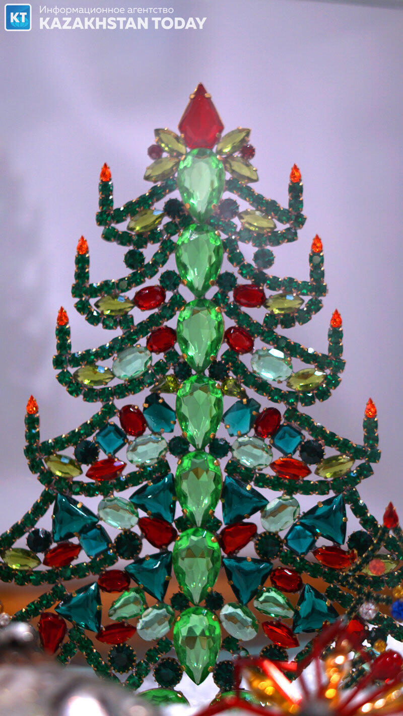 Алмаатинская выставка елочных игрушек из семейной коллекции. Фото: Эрик Куватов