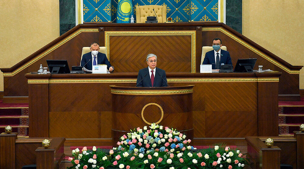 Выступление главы государства на открытии первой сессии парламента VII созыва