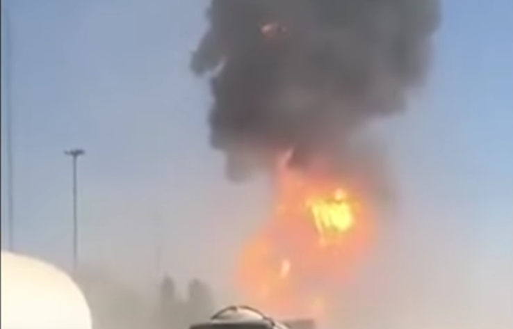 Мощный взрыв на границе Ирана и Афганистана - первые видео с места