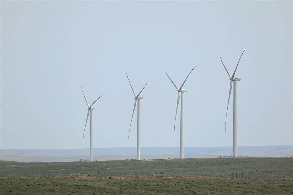 Казахстан совместно с Китаем запустил одну из крупнейших ветряных электростанций в Центральной Азии