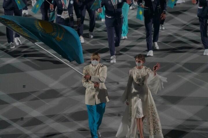 Церемония открытия Олимпийских игр в Токио. ФОТО: instagram / kzsports