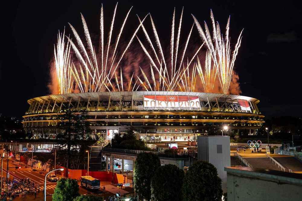 Токиодағы Олимпиада ойындарының ашылу салтанаты. СУРЕТ: Global Look Press / Xinhua / Liu Dawei