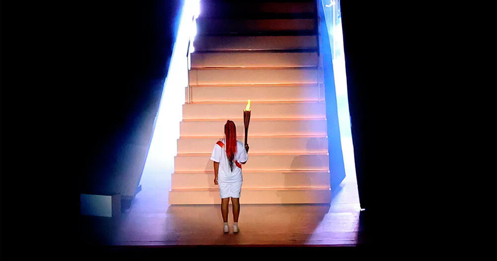 Токиодағы Олимпиада ойындарының ашылу салтанаты. СУРЕТ: REUTERS / MARKO DJURICA