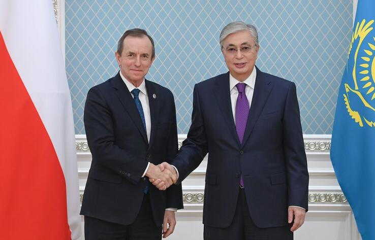 Президент РК принял маршала сената Польши