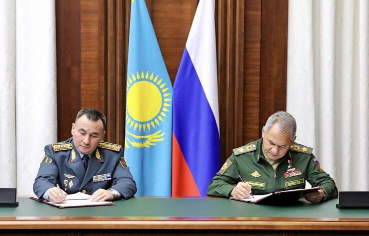 Министры обороны РК и РФ утвердили новую программу стратегического партнерства 