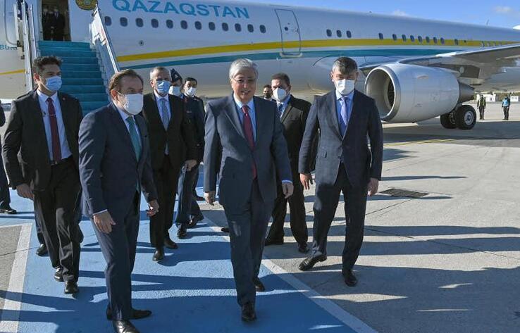 Kazakh President arrives in Istanbul for a working visit