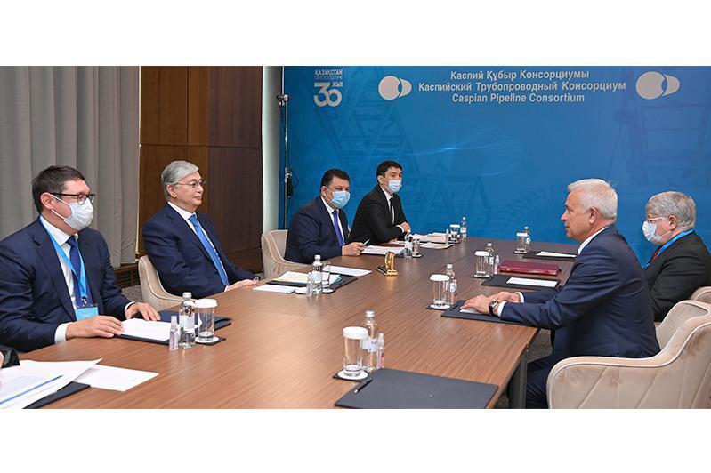 Tokayev received president of Lukoil